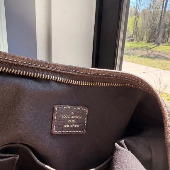 Louis Vuitton Dark Brown Monogram Denim Hobo Idylle - Picture 8 of 10